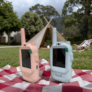 Talkie-walkie vidéo pour enfants de 3 à 12 ans, garçons et filles, lot de 2 talkie-walkies, cadeaux de Noël et d'anniversaire pour enfants, activités de plein air MYJK200 - Product Image 4