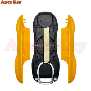 Fundas de Repuesto para Llaves de Alta Calidad en Color Amarillo para Porsche con Adhesivos para Crear Marcos de Fotos Artísticos - Product Image 3