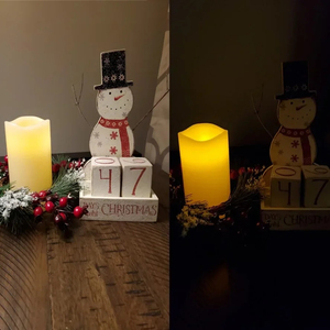 Bougie LED sans flamme à effet flamme vacillante, idéale pour la décoration de mariages, les fêtes d'anniversaire et les décorations de Noël, lumières de Noël - Product Image 5