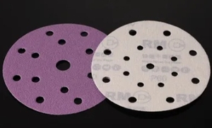 Bán Buôn Giấy Nhám P240 Tím Gốm Sanding Đĩa 150Mm 6 Inch Móc Và Vòng Lặp Sanding Giấy Mài Mòn Đĩa Cho Ô Tô - Product Image 4