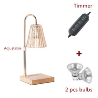 Elektrische Kerzen wärmer lampe Höhen verstellbar mit Timer