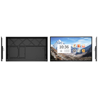 Tableau blanc interactif 4K de 65 pouces, tableau numérique à écran tactile pour salle de réunion, écran plat interactif