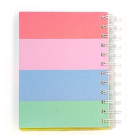 Nouveau carnet à spirale en silicone anti-stress, format A6, avec motif souris, design mignon, durable, idéal comme cadeau
