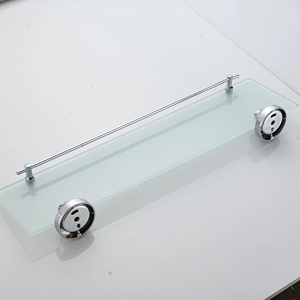 Kệ nhà tắm một tầng bằng kính, loại gắn tường, kệ nhà tắm treo tường - Product Image 1