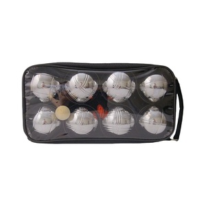 Lot de 8 boules de pétanque à 8 boules en acier inoxydable avec logo personnalisé pour jeux de pelouse et de jardin, livrées dans un sac transparent - Product Image 3