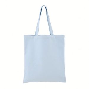 Sacs fourre-tout en toile de coton, échantillons gratuits, écologiques, réutilisables, sacs de courses en coton vierge, couleur unie, personnalisables - Product Image 2
