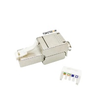 Connecteurs modulaires RJ45 Cat 6A Cat6A Ethernet sans outil, mini, blindés, FTP, 8P8C