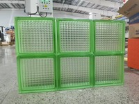 Blocs de verre creux JingHua Green 190x190x80mm, haute transmission lumineuse, briques plates modernes pour la construction, salle de bain, hôtel, ne se décolore jamais 1