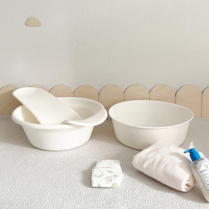 Set de Baño para Bebés Recién Nacidos, Bañera de Plástico Resistente con Diseño Antideslizante y Soporte, Bañera Portátil para Bañar Bebés - Product Image 3