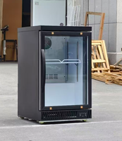 Réfrigérateur encastrable sous comptoir à 2 portes coulissantes avec refroidissement par air pour bar