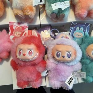 Labubu 3.0 Gradient Third Generation Edition Plüsch Gesicht Anhänger Sammlung Herz Macaron Puppe PP Baumwolle Stress abbau gewaschen - Product Image 3