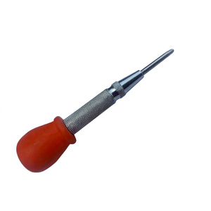 SUNTOOLS/STIPL 4901B Punzón Automático para Joyería, Punta Cónica de Acero Inoxidable, Mango Rojo para Perforación de Precisión - Product Image 1