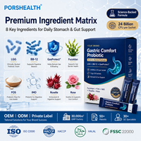 Poudre Probiotique Confort Gastrique Marque Blanche Pylopass L. Reuteri DSM 17648 GasProtect 24 milliards UFC Soutien Digestif H. Pylori pour l'Intestin