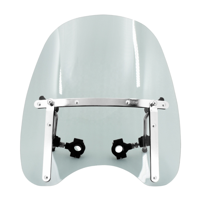 New 7/8\" Clear/Smoke Windshield for Harley Touring FLHT FLHX Softail Dyna Sportster Yamaha