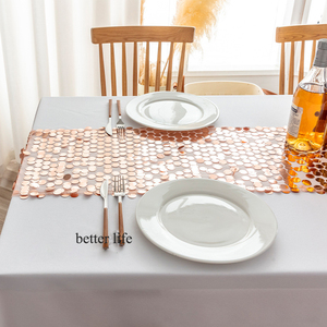 Camino de Mesa de Lentejuelas Grande de 30*275cm y 18mm para Decoración de Mesa de Boda o Fiesta - Product Image 3