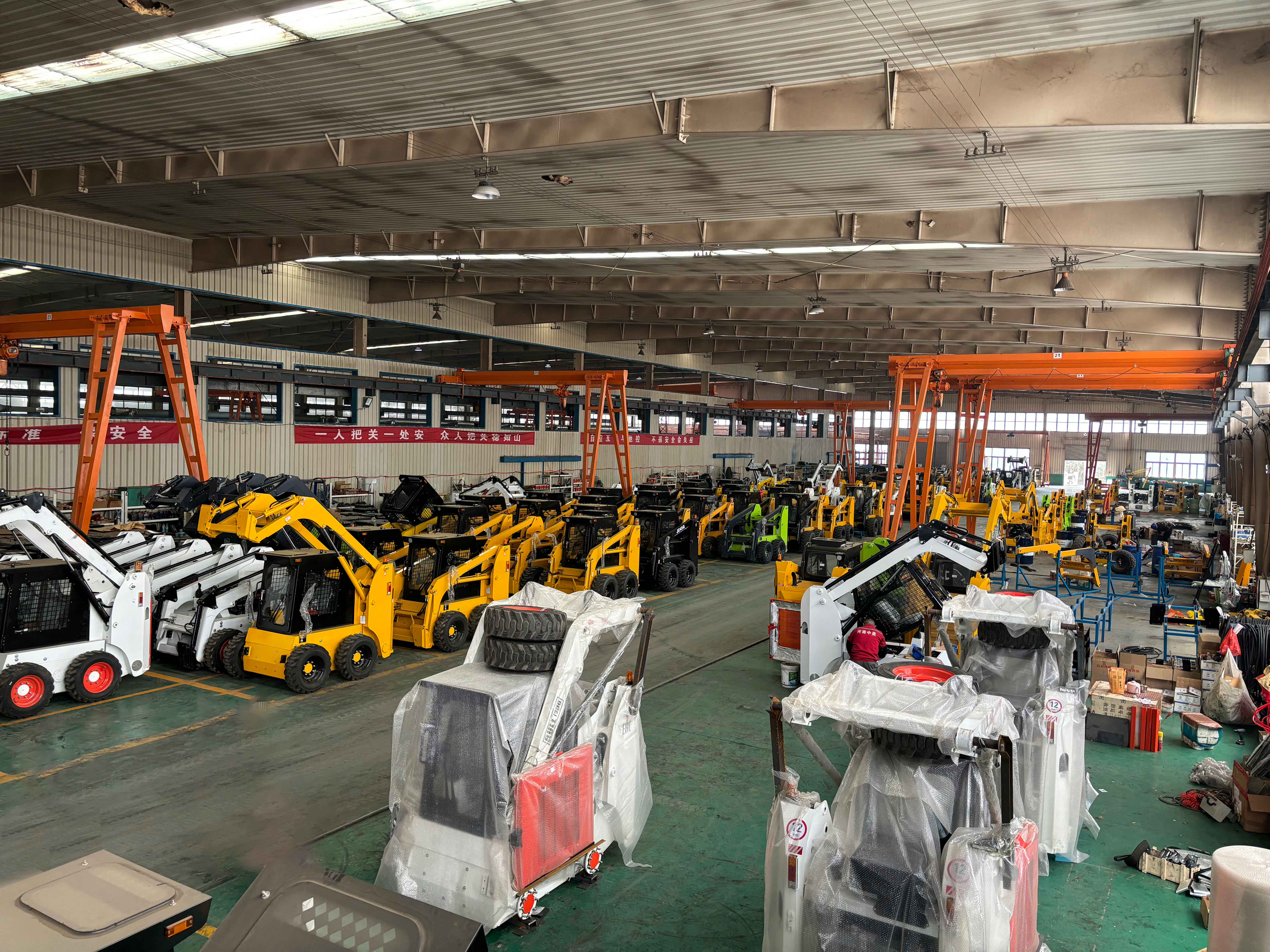 skid steer loader with forest mulcher