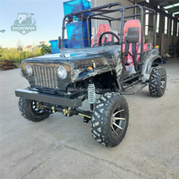 Mini Jeep pour enfants à essence à quatre roues de fabrication chinoise, 200cc 300cc, noir, à vendre