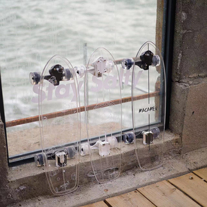 Tavola da surf <span class=keywords><strong>trasparente</strong></span> in acrilico a basso prezzo più economico Skate Board completi di <span class=keywords><strong>skateboard</strong></span> - Product Image 2