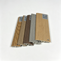 Plinthes murales modernes écologiques en PVC et SPC blancs, accessoires de revêtement de sol pour hôpitaux, hôtels et appartements