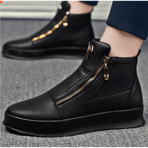 Scarpe da Ginnastica da Uomo e Ragazzo Alte con Suola Spessa, Casual e alla Moda, per Studenti Universitari e Campus, da Corsa all'Aperto, Calzature da Uomo di Tendenza - Product Image 2