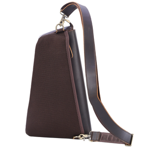 <span class=keywords><strong>Bolso</strong></span> <span class=keywords><strong>Bandolera</strong></span> Vintage de Gran Capacidad de <span class=keywords><strong>Piel</strong></span> de Vaca Genuina Crazy Horse para <span class=keywords><strong>Hombre</strong></span> <span class=keywords><strong>Bolso</strong></span> de Pecho para Motociclista - Product Image 2