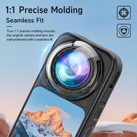Protection d'objectif en verre 10H anti-rayures OEM en gros pour caméra d'action Insta360 X6 – Accessoires antichoc en vrac pour objectif 360