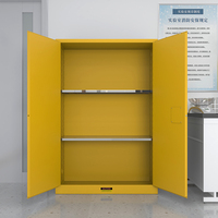 Gabinete de Seguridad de Acero a Prueba de Explosiones CYD de 90 Galones, Almacenamiento de Laboratorio para Alcohol, Materiales Inflamables y Peligrosos