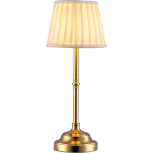 Wholesale Portable Cordless Table Lamp <b>Battery</b>-Powered <b>Rechargeable</b> Fabric Desk with Dimmable Light for Reading Dining Room - Product Image 1