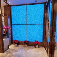 Carrelage imitation marbre poli en géode améthyste pour mur et sol de comptoir, verre de Jade