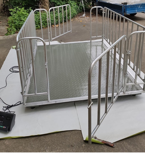 Langlebige digitale 1-Tonnen-Stahl-LED/LCD-Boden waage 1*1m 1000kg Kapazität OEM Anpassbare Waage Genaues Gewicht - Product Image 6