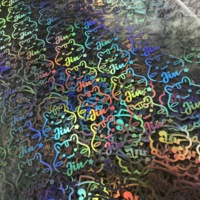 Transfert personnalisé mur voiture kpop lumière holographique bâton vinyle pour Concert impression décalcomanies découpé autocollant logo