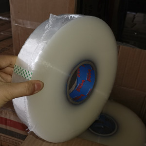 Délai de livraison rapide 2 pouces carton ruban bopp carton ruban d'étanchéité rouleaux de journal 500 mètre 1000 mètre machine ruban d'emballage utilisation d'emballage automatique - Product Image 3