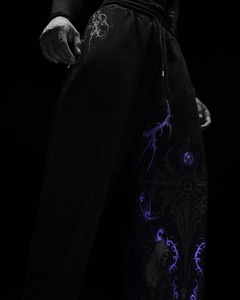 <span class=keywords><strong>Pantalon</strong></span> <span class=keywords><strong>de</strong></span> survêtement ample et droit pour <span class=keywords><strong>homme</strong></span> XIANGYU, luminescent dans le noir, personnalisé, pas cher, vente en gros, pour la <span class=keywords><strong>gym</strong></span> et le sport - Product Image 2