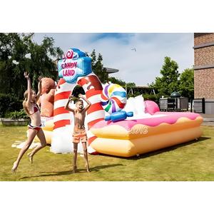 <span class=keywords><strong>Piscine</strong></span> à mousse gonflable excitante <span class=keywords><strong>avec</strong></span> <span class=keywords><strong>piscine</strong></span> pour location événementielle, certifiée sûre pour les jardins, thème Candy Land - Product Image 1