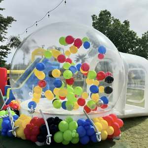 Sang trọng trong suốt mái vòm bong bóng lều Inflatable ngoài trời cắm trại nhà tùy chỉnh rõ ràng PVC glamping lều cho khu nghỉ mát hiển thị - Product Image 2
