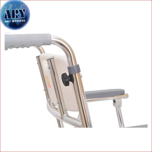 Chaise de douche pliante en aluminium avec bassin de lit Soins à domicile ou soins de santé <span class=keywords><strong>Commode</strong></span> pour fauteuil roulant - Product Image 5