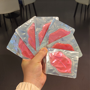 Masques pour les lèvres en cristal de collagène, masques pour les lèvres roses pour hydrater, nourrir, anti-âge et anti-rides, patchs pour les lèvres en gel - Product Image 1