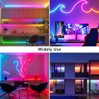 Bande LED néon flexible RGB 16*16, étanche, pour l'aménagement de salle de jeu, éclairage d'ambiance RGB