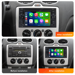 MEKEDE Stock UE in Francia Lettore DVD per <span class=keywords><strong>Auto</strong></span> Radio con Schermo QLED Car-play per Ford <span class=keywords><strong>Focus</strong></span> 7 Pollici Android <span class=keywords><strong>AUTO</strong></span> Ford <span class=keywords><strong>Focus</strong></span> Universale - Product Image 3