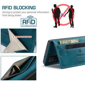 เคสโทรศัพท์แบบกำหนดเอง RFID สำหรับ Xiaomi <span class=keywords><strong>Mi</strong></span> 9t <span class=keywords><strong>Mi</strong></span> <span class=keywords><strong>Mi</strong></span> 10 t 11 Pro เคสหนังแบบกระเป๋าสตางค์ สไตล์ธุรกิจ สำหรับ Redmi Note 12 Pro - Product Image 2