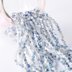 <span class=keywords><strong>Perline</strong></span> di Cristallo Decorative all'Ingrosso, <span class=keywords><strong>Perline</strong></span> in Zirconio a Forma di Bicono, Pietre di Cristallo Incorniciate - Product Image 1
