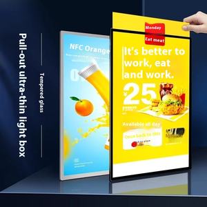 <span class=keywords><strong>Menu</strong></span> Light Box für Restaurants-LED-Werbe display mit Hintergrund beleuchtung und austauschbaren Plakaten-Perfekt für Cafés Fast-Food-Geschäfte - Product Image 1