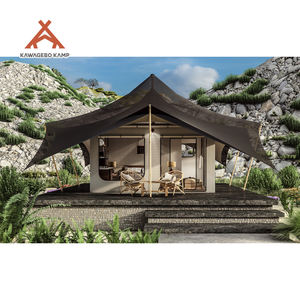 カワゲボ キャンプ ラグジュアリー 1～<span class=keywords><strong>2</strong></span>人用 PVDF防水キャンバス サファリグランピング キャンプテント（バスルーム付き） アウトドアリゾート・ホテル向け - Product Image 5