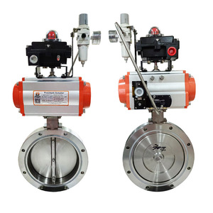 Válvula de Mariposa Neumática de Vacío GiQ641X Dn100 de Acero Inoxidable 304 para Aplicaciones de Vapor a Alta Temperatura - Product Image 2