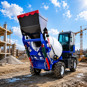 High Efficiency 1.5m³ Self Loading Concrete Mixer Truck Diesel Powered Mobile Cement Mixing Machine