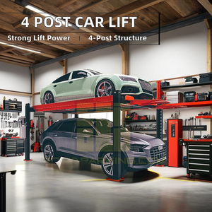 Équipement de Service Automobile Portable Pont Élévateur Quatre Colonnes d'Occasion Mode Électrique pour Lavage et Stockage de Voiture - Product Image 3