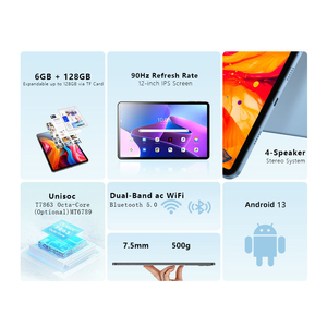Nouvelle tablette WIFI ODM de 11,97 pouces, Android 13, 6 Go de RAM, 128 Go de ROM, écran IPS supérieur, écran capacitif, divertissement, réseau 4G LTE - Product Image 2