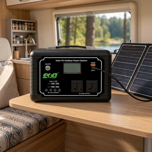 ระบบพลังงานแสงอาทิตย์ 300W 256Wh สถานีพลังงานแบบพกพาสำหรับใช้งานกลางแจ้ง 600W 600Wh เครื่องกำเนิดพลังงานแสงอาทิตย์ 220V แบตเตอรี่ลิเธียมสำหรับเก็บพลังงาน - Product Image 1