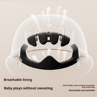 Casco de seguridad para niños Xunting para patinaje sobre ruedas y montar Material ABS transpirable redondo ovalado bonito diseño para niñas y niños