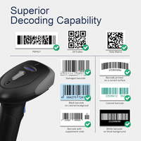 Lecteur de codes-barres d'usine 1D 2D filaire USB portable pour l'inventaire en stock
